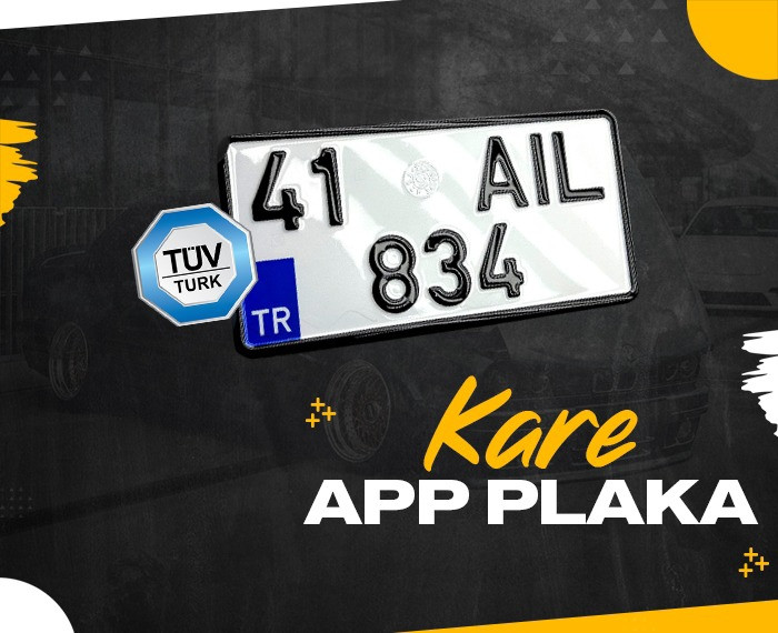 Kare APP Plaka